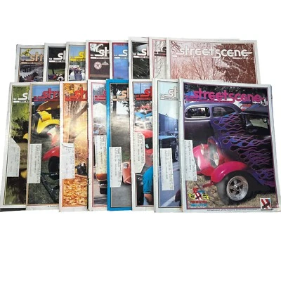 Street Scene Magazine Lot Hot Rod Classic Car 18 Issues Between 1991 & 1993 GUC - Image 1 of 4
