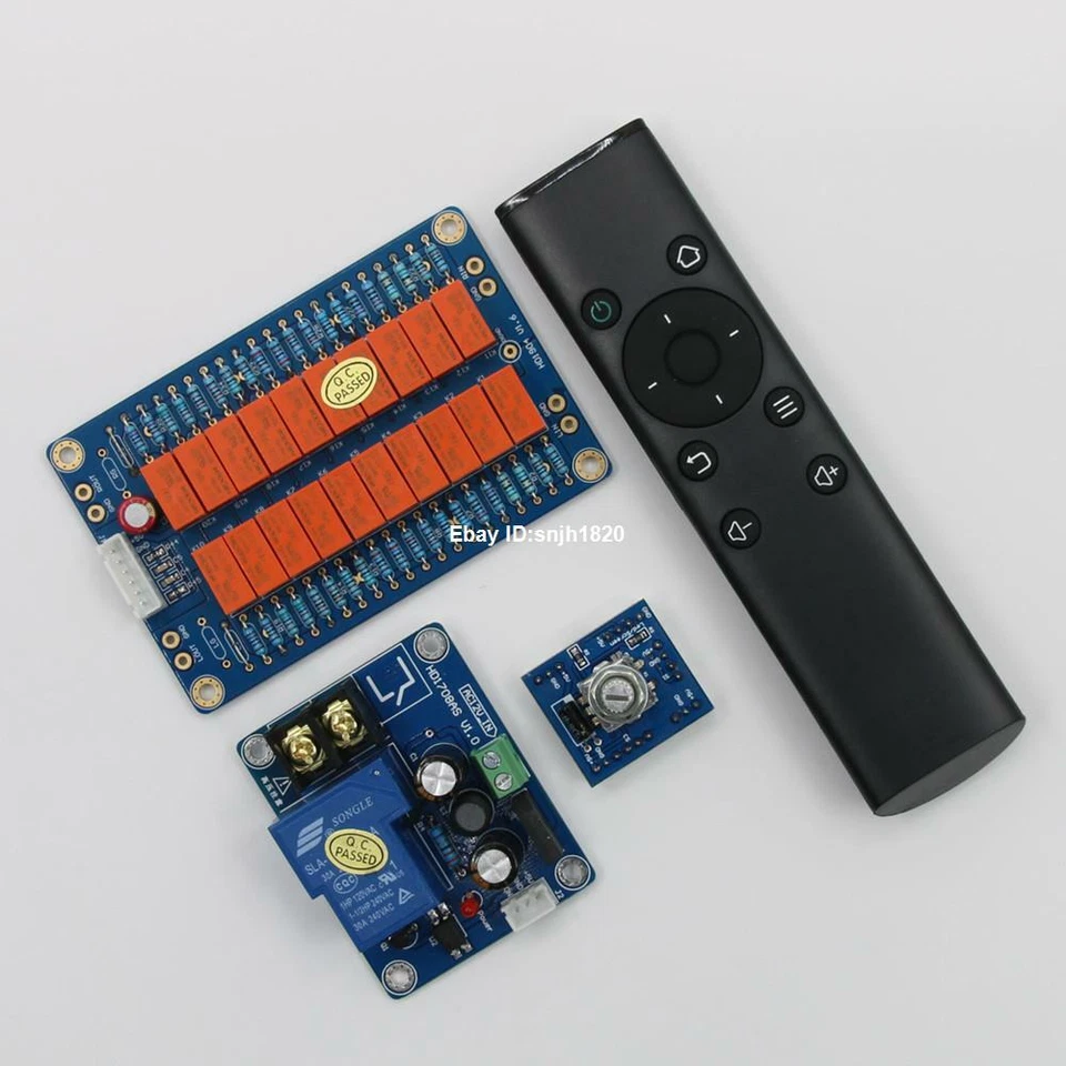 SENGTERBELLE Hifi Remote Relay Resistance Volume Control Board Encoder Passive Preamp Board
