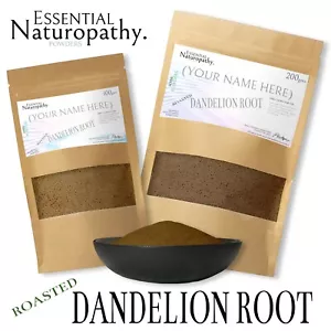 DANDELION ROOT POWDER ROASTED 100% Organic - Coffee alternative - PREMIUM HERBAL - Picture 1 of 1