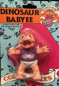 Vintage DINOSAUR BABYEE 1991 Street Kids New 2.5" Baby - Picture 1 of 3