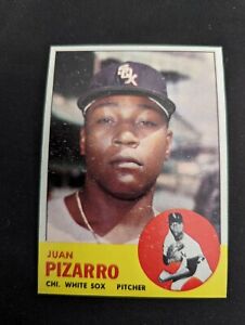 1963 Topps - #160 Juan Pizarro Chicago White Sox Pitcher EXNM