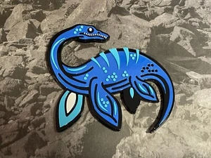 Plesiosaurus 3D-Printed Fridge Magnet – Chunky Dinosaur Decor, Handmade ABS Gift - Picture 1 of 6
