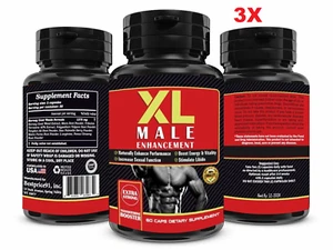 3X XL Male Supplements, Capsules for Men to Help with Vitality and Virility 60ct - Picture 1 of 6