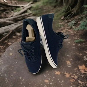 Men's Fila Dark Blue Sneakers Size 13,Outer Fabric Is Sandwich Flocking - Picture 1 of 5