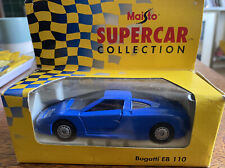 Maisto Supercar Collection Boxed  Bugatti EB110 1:38 model car collectible New