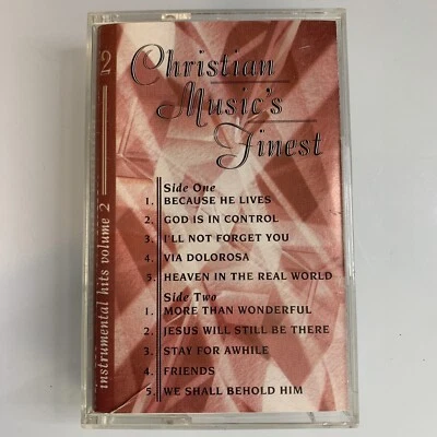 Christian Music's Finest Instrumental Hits Volume 2 (Cassette) - Image 1 of 2