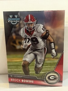 2023 Bowman University Chrome Brock Bowers #50