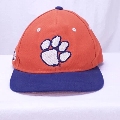 Gorra Clemson Tigers NCAA Snapback De Colección Zephyr GrafX Naranja con Ala Púrpura Foto 1 de 4