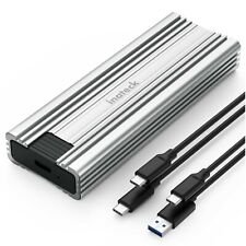 Inateck NVMe M.2 Festplattengehäuse 10 Gbps Übertragung SATA SSD USB C 3.2 GEN 2