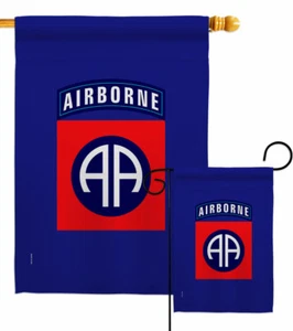 Army 82nd Airborne Division Garden Flag Armed Forces Gift Yard House Banner - Picture 1 of 19