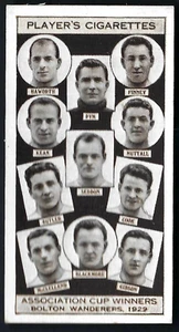 PLAYER - ASSOCIATION CUP WINNERS - #50 BOLTON WANDERERS, 1929 - Picture 1 of 2