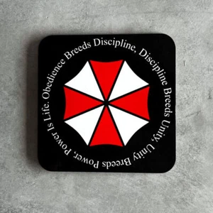 Resident Evil Inspired Umbrella Corp Drinks Coaster Racoon City T Virus - Picture 1 of 1