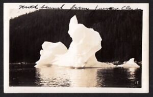 GLORIOUS GLOWING GLACIER MOVES in JUNEAU ALASKA ~ 1920s VINTAGE PHOTO