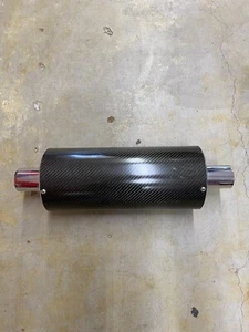 Sebring Universal Carbon Fiber Muffler. RARE!! - Picture 1 of 4