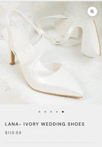 Forever & Always Ivory Heels - Picture 1 of 5