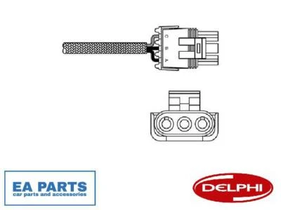 Lambda Sensor for ALPINE CHEVROLET OPEL DELPHI ES10990-12B1 - Image 1 of 3