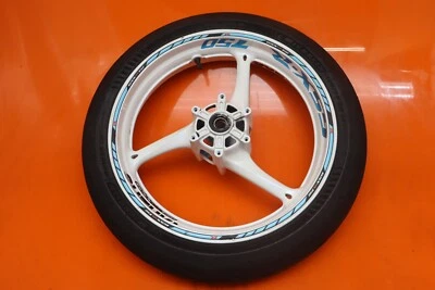 2017 12-24 SUZUKI GSXR 600 750 OEM STRAIGHT FRONT WHEEL RIM W TIRE - Image 1 of 4
