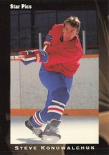 1991 Star Pics #9 Steve Konowalchuk Washington Capitals