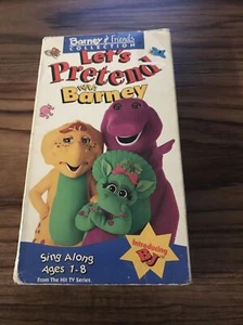 Lets Pretend with Barney VHS Sing Along BJ Baby Bop An Adventure in Make Believe - Picture 1 of 12