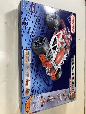 NIB Erector Set Multimodels 20 Models Motorized 1 Set Meccano 6023897 Real Metal - Image 1 of 4