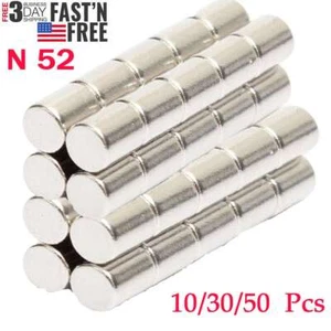 5-50pcs N52 Super Strong Round Disc Cylinder Magnet 10x15mm Rare Earth Neodymium - Picture 1 of 13