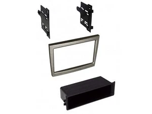 Masque Argent 1 DIN (ISO) Et Double 2 DIN Porsche 911 Boxster Cayman 2005-2011 - Bild 1 von 1