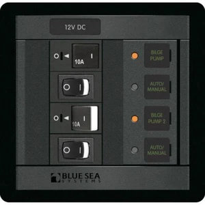 Blue Sea 1522 360 Panel Dual Bilge Pump Control - Picture 1 of 1