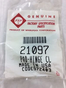 FSP Original 21097 Whirlpool Waschmaschine Deckel Scharnier Pad - Bild 1 von 2