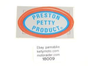 CALCOMANÍA EMBLEMA DE PROTECCIÓN DE BARRO PRESTON PETTY FENDER TALLA 3x2" SACHS ZUNDAPP DKW - Imagen 1 de 1