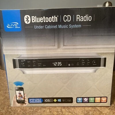 Wireless Bluetooth Under Cabinet, CD, Radio Music System, ILIVE IKBC384S - Image 1 of 4