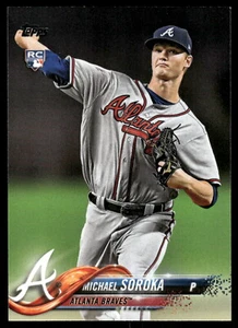 Tarjeta de novato 2018 Topps Update Mike Soroka #US68 (RC) - Imagen 1 de 2