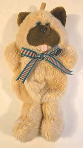 Hallmark Kätzchen hängend 15 Zoll Plüsch Weihnachtsstrumpf Vintage 1982 - Bild 1 von 8