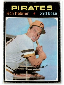 Rich Hebner Pittsburgh Pirates 1971 Topps #212 - Bild 1 von 2
