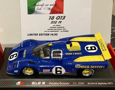 r.a.r.e. Models 1/18 Ferrari 512M, Donohue/Hobbs, 1971 Daytona, hand built Italy - Image 1 of 4