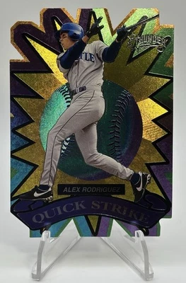 1998 Skybox  Die Cut Quick Strike - Alex Rodriguez (#10)  Seattle Mariners - Image 1 of 2