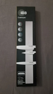 New Cuisine Pro Stainless Steel Magnetic Knife Storage Holder Chef Rack Strip - Image 1 of 3