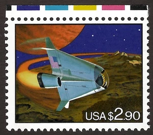 2543 MNH with Colors in the Selvage - Picture 1 of 1