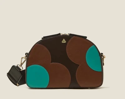 Bolso Bandolera Orla Kiely Luna Mancha Flor Nogal PVP £260 Foto 1 de 4