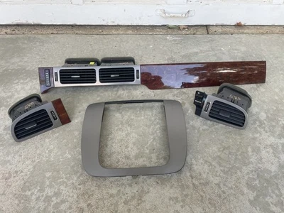 Juego de rejillas de ventilación Yukon Tahoe Suburban Avalanche Sierra 2007-2014 borde de tablero grano de madera Foto 1 de 4