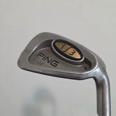 Ping i3 Blade 9 Iron Blue Dot Cushin JZ X Stiff Steel Golf Club - Image 1 of 4