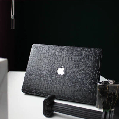 Funda Carcasa PU Cocodrilo Negra para MacBook Air 13 15 Pro 13 14 15 16 Foto 1 de 4