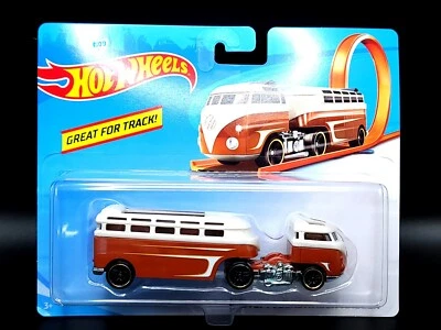 Hot Wheels Track Stars escala 1:64 - vehículo Volkswagen Hauler personalizado OH5SP CGJ44 Foto 1 de 4