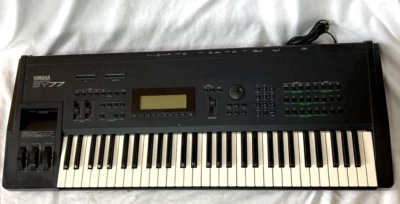 Yamaha SY77 Synthesizer Keyboard 61-Keys Music From Japan Very Good AC100V - Image 1 of 4