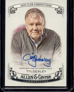 Clive Tyldesley Commentator Auto 2023 Topps Allen & Ginter Autograph - Picture 1 of 2