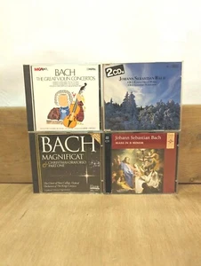 JOHANN SEBASTIAN BACH CD 4er Konvolut - Violinkonzerte: Orgelwerke: Messe - Bild 1 von 9