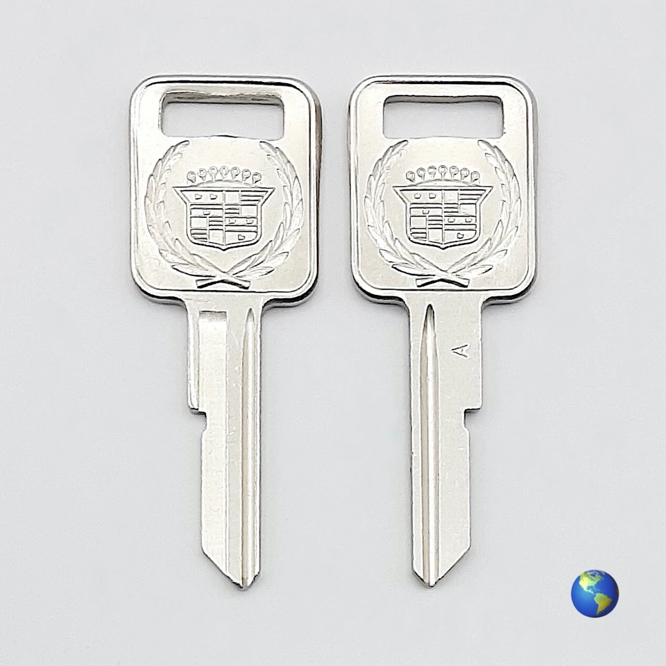 原装 B48-A 徽章钥匙坯适用于凯迪拉克、奥兹莫比尔和其他公司(1 键) — 第 1/2 张图片