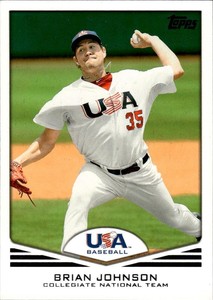 BRIAN JOHNSON  CARD #USA-8 BUY ANY 2 ITEMS FOR 50% OFF   B225R1S3P59