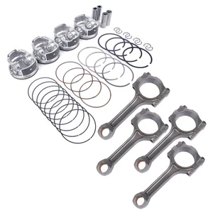 Pistons + Rings Connecting Rod for Chevrolet Equinox Malibu Pontiac G6 G5 Saturn - Picture 1 of 8