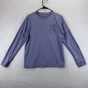Vineyard Vines Youth Light Blue Long Sleeve Logo Pocket Sleeve Shirt Size L (16) - Picture 1 of 8
