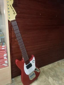 Xbox 360 Rock Band 3 Stratocaster Fender Mustang Pro Guitar Works Great Wireless - Picture 1 of 6